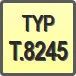 Piktogram - Typ: T.8245